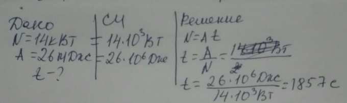 Какую работу совершает двигатель автомобиля