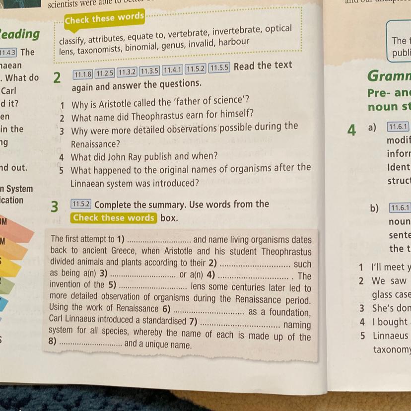 Use the word box