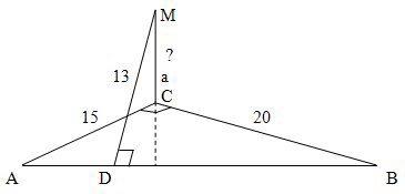Ас вс 13. Дано МД 13 найти МС. А перпендикулярна АБС МД 13. МС перпендикулярно АВС МС 9 АС 15. MD 13 найти MC.