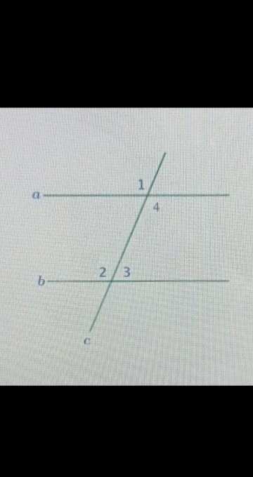 7класс геометрия, срочноПрямые а и b параллельны.Если угол 2 = 124°, то ...