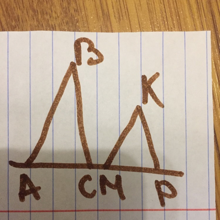 Ас вс 1. АС=вс, МК=кр. AC равен BC MK KP углы ABC И MKP равны укажите все пары параллельных прямых.