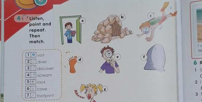 Listen point and repeat. Listen and tick the correct picture как делать задания. Then match. Listen and repeat william skiing tom sailing. Listen point and repeat.