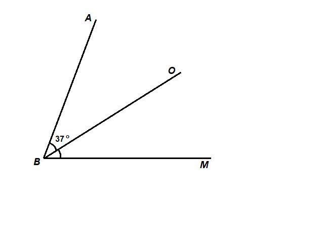 Угол равный 37