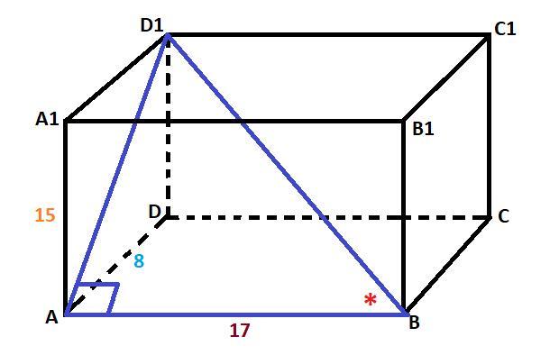 Перпендикулярные ребра прямоугольного параллелепипеда