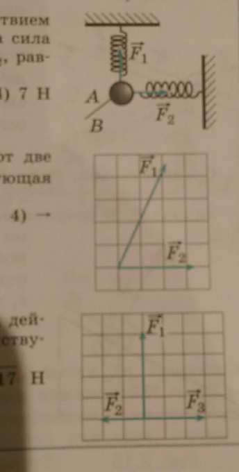 Ученик собрал на столе установку .тело А под действием трех сил ...