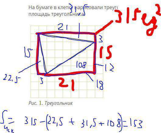 На бумаге нарисовали треугольник. На бумаге в клетку нарисовали треугольник площадь. На бумаге в клеточку нарисовали треугольник. На бумаге в клетку нарисовали треугольник . Площадь клетки 16.