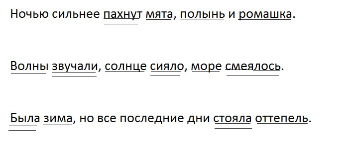 Свежий ветер пахнет мятой васильками лебедой схема предложения